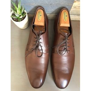 Saks Fifth Avenue Mens Lace Up Oxfords Dress Shoes